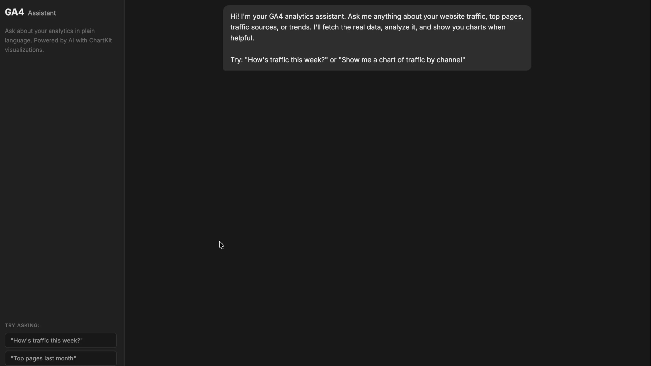 GA4 Analytics Chat Helper